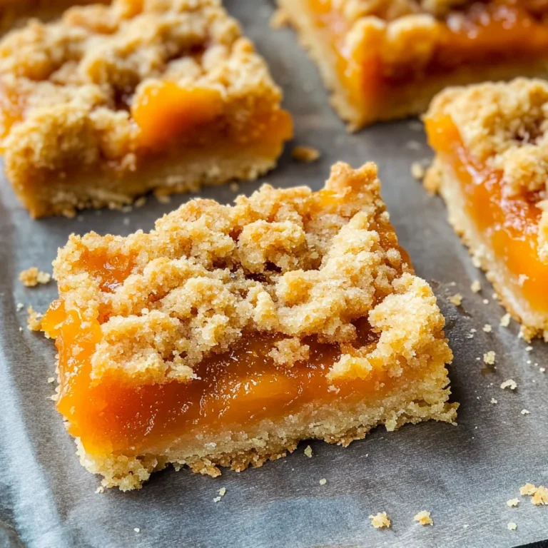 Apricot Shortbread Bars Recipe