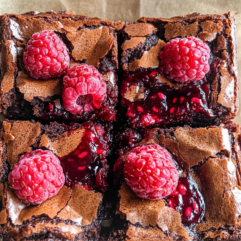 Raspberry Brownies
