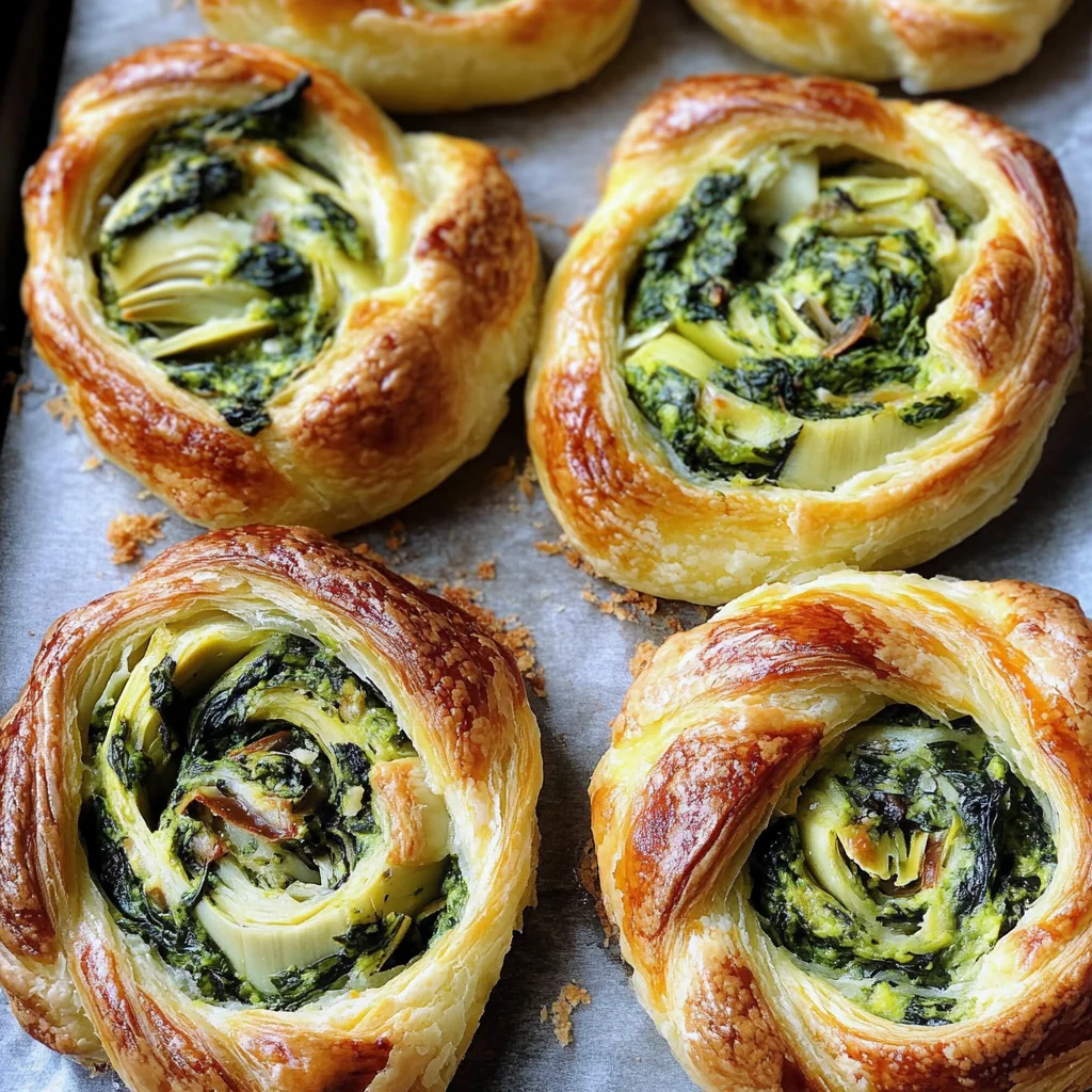 Spinach Artichoke Swirls