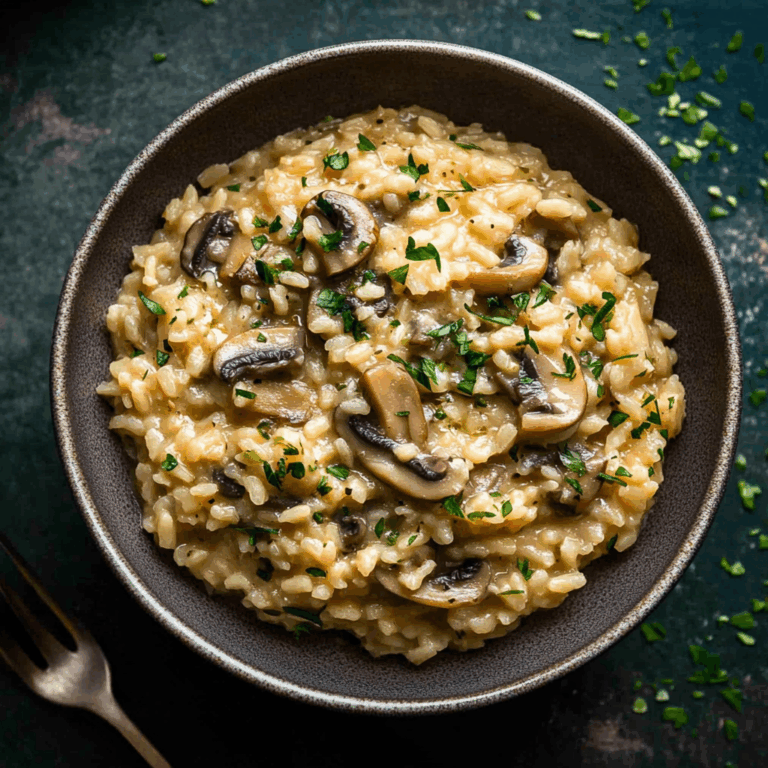 The Best Vegan Mushroom Risotto