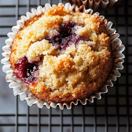 Cherry Cobbler Muffins