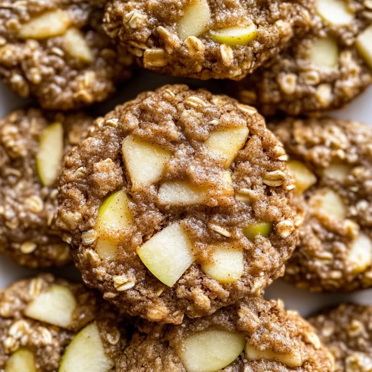 Apple Cinnamon Oatmeal Cookies