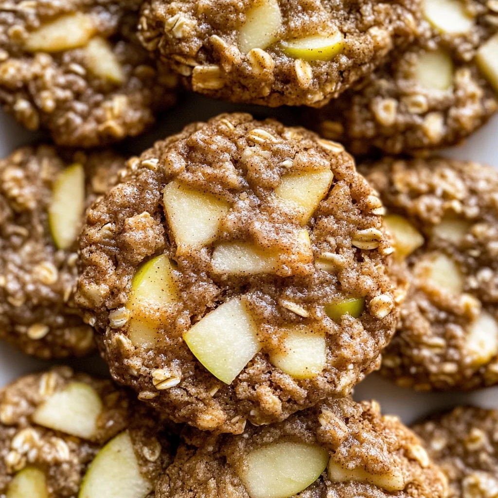 Apple Cinnamon Oatmeal Cookies