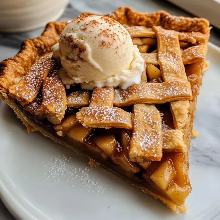 Apple Pie à la Mode (Apple Pie with Ice Cream Recipe)