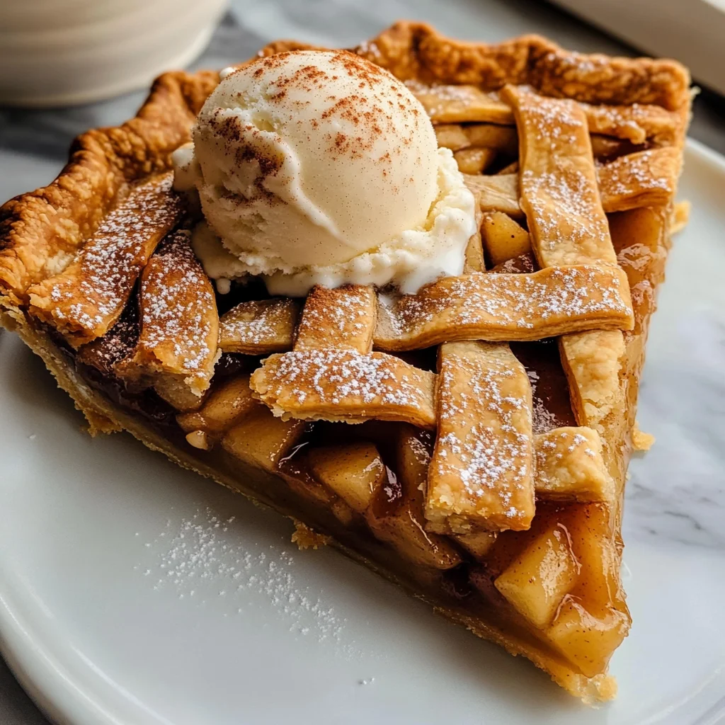 Apple Pie à la Mode (Apple Pie with Ice Cream Recipe)