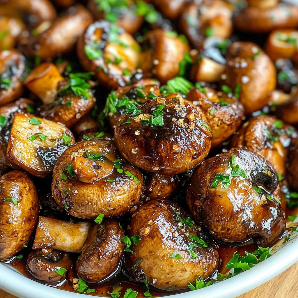 Balsamic Roasted Mushrooms