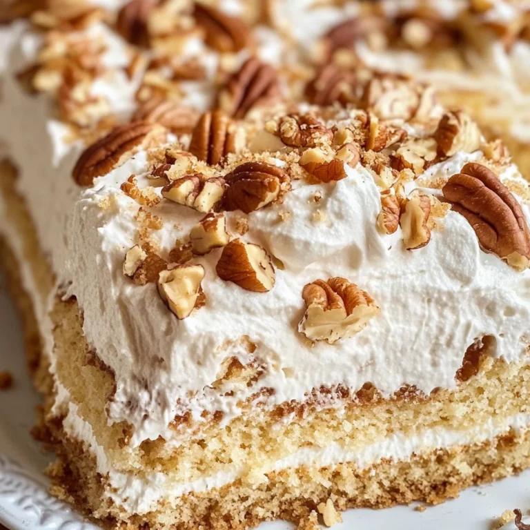 Butter Pecan Tres Leches Cake