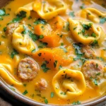 Butternut Squash Sausage Tortellini Soup Recipe