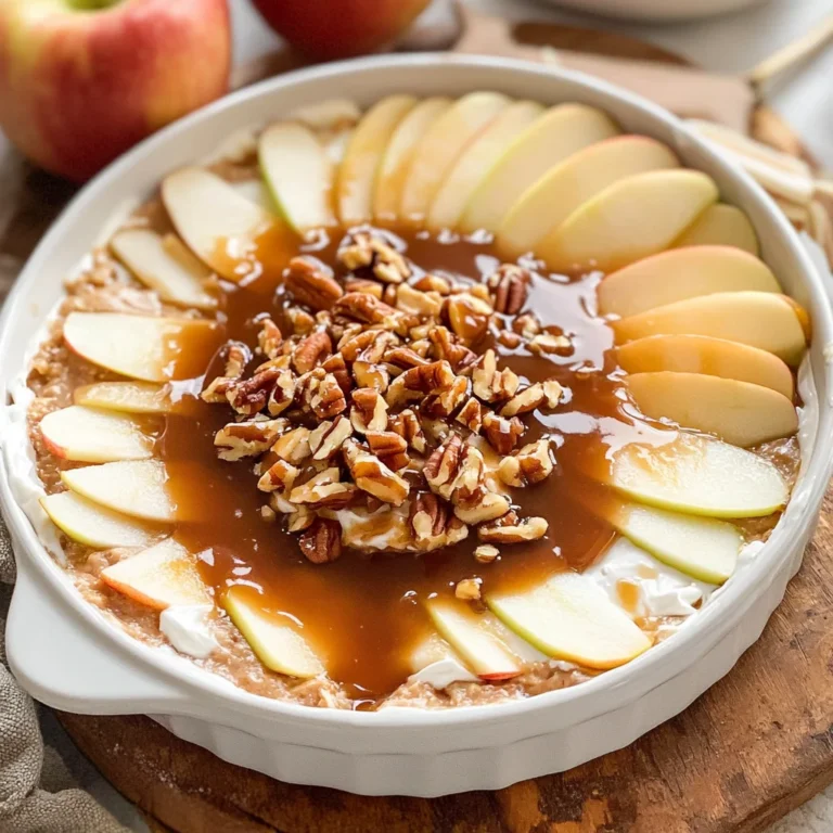 Caramel apple cheesecake dip recipe