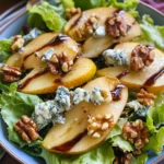 Caramelized Pear and Blue Cheese Salad: A Sweet and Savory Delight