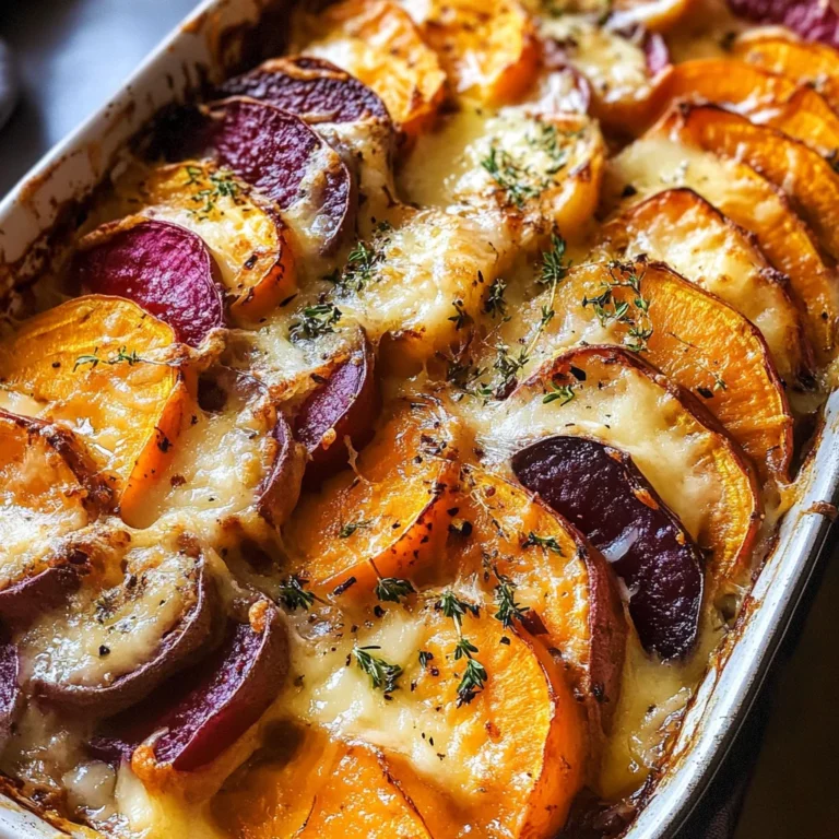 Cheesy Root Vegetable Gratin