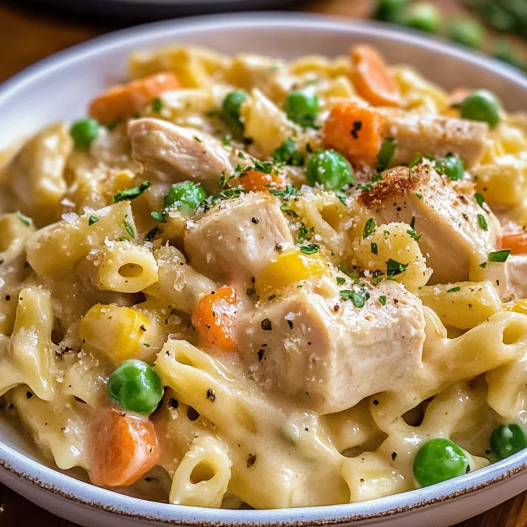 Chicken Pot Pie Pasta Recipe