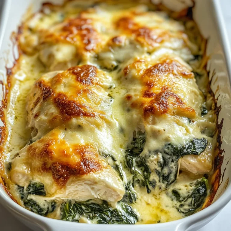 Chicken and Spinach Casserole with Cream Cheese