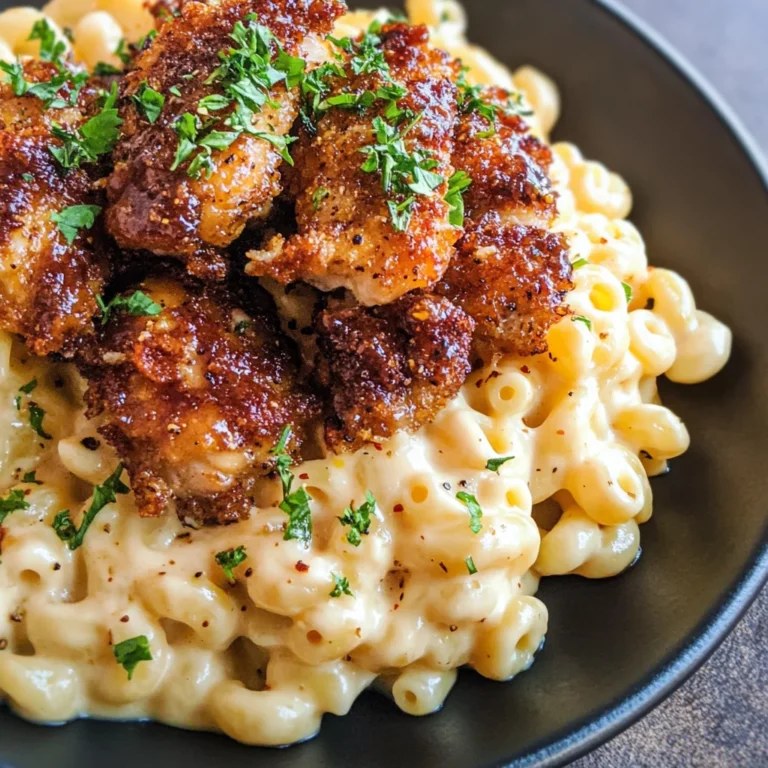 Creamy Honey Pepper Chicken Mac and Cheese Delight