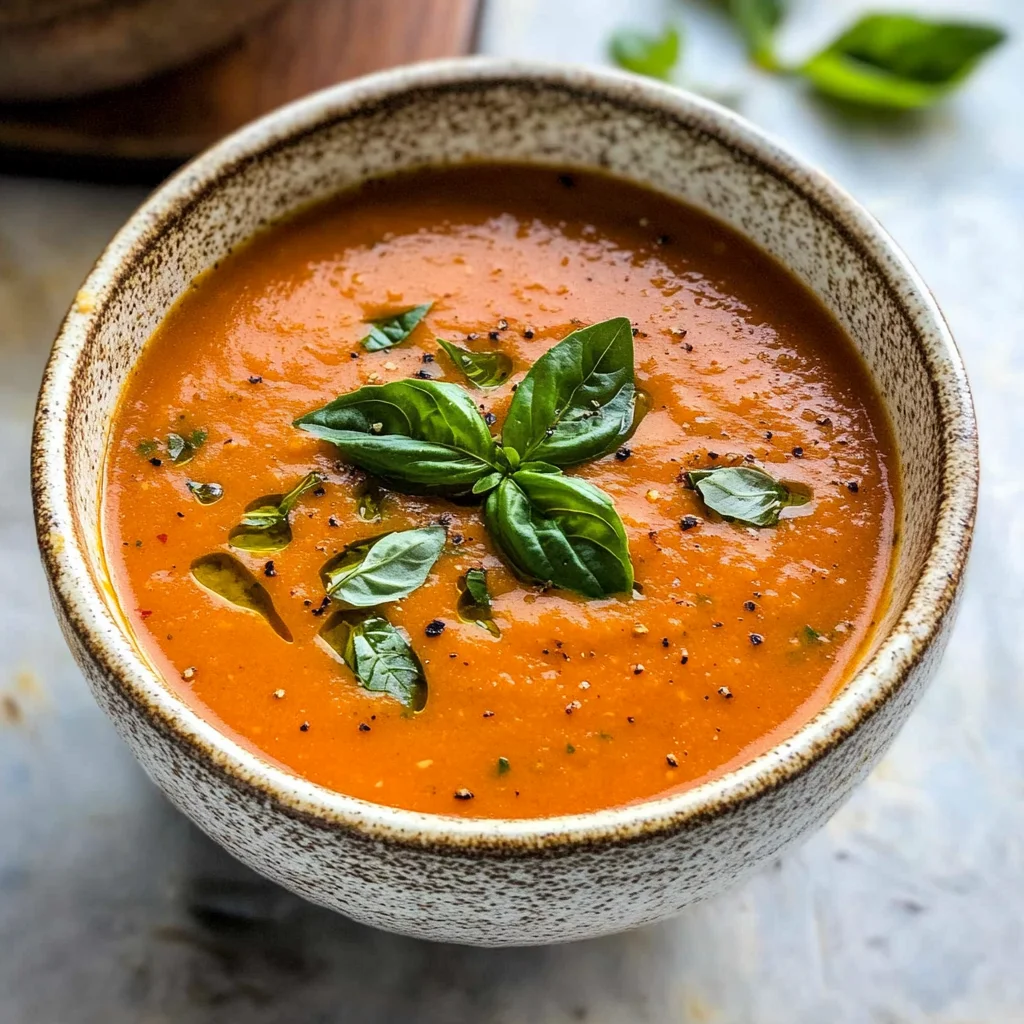 Creamy Tomato Basil Soup