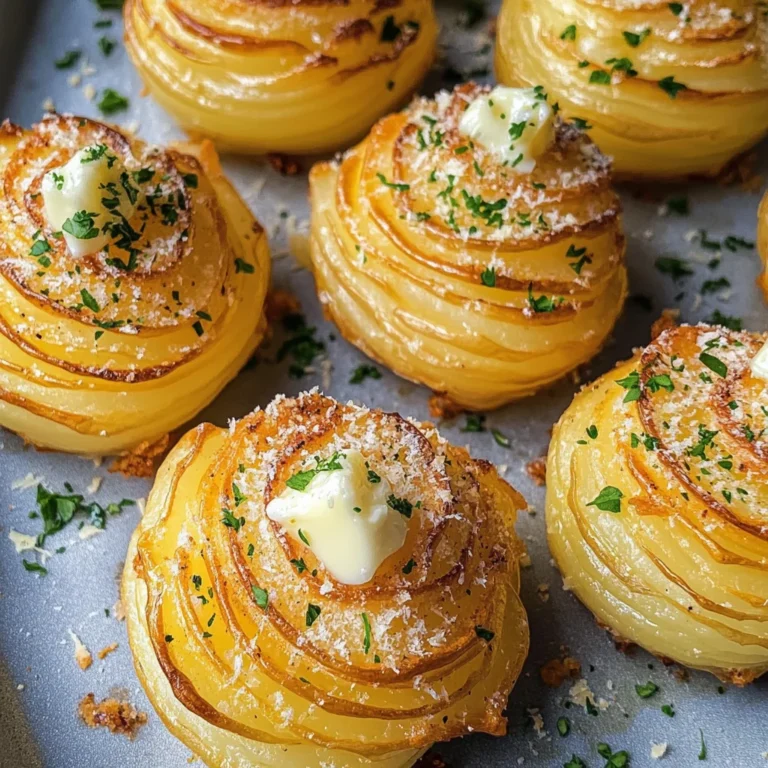 Garlic Parmesan Duchess Potatoes
