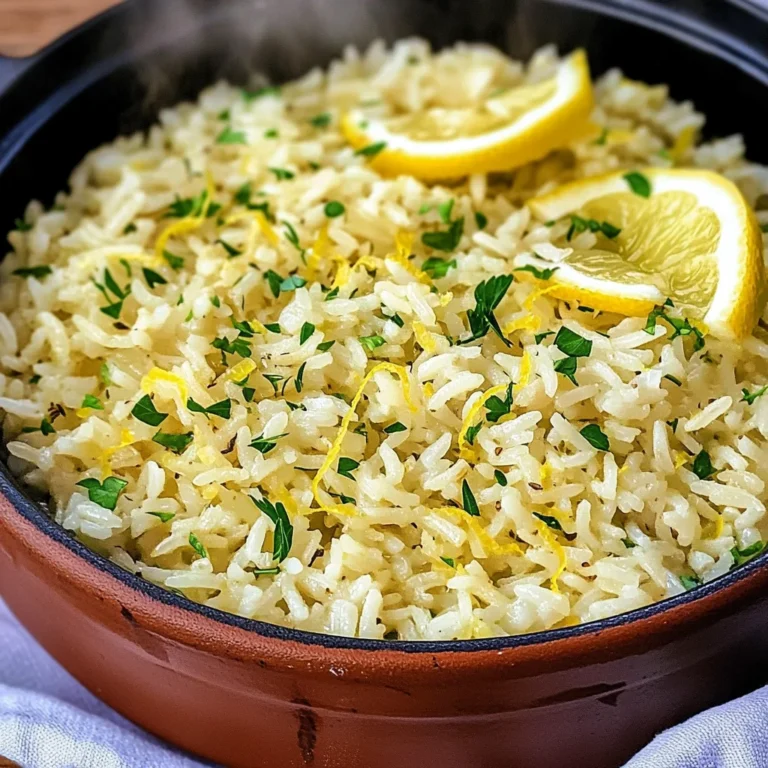 Greek Lemon Rice Recipe (35-Minutes)