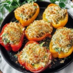 Herby Ricotta Stuffed Peppers