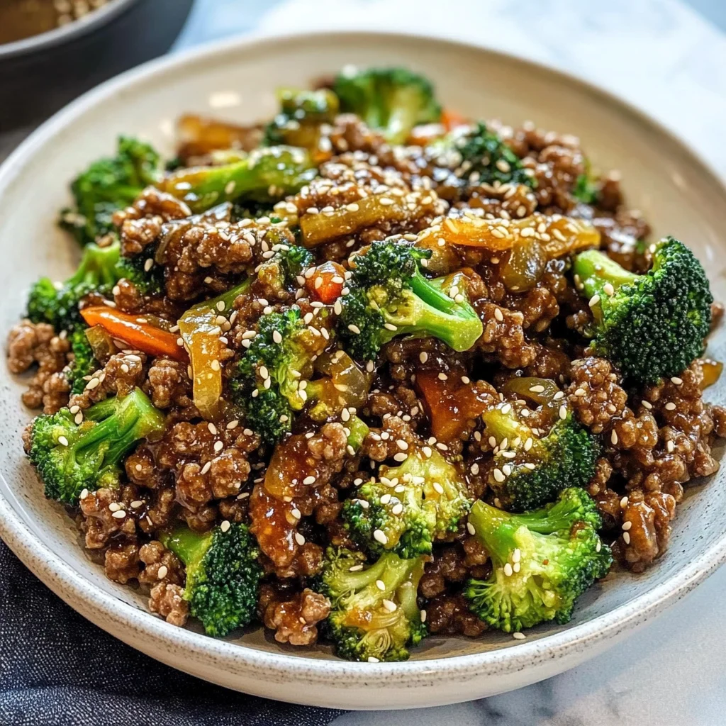 Honey Garlic Ground Beef and Broccoli – A Quick and Flavorful Stir-Fry