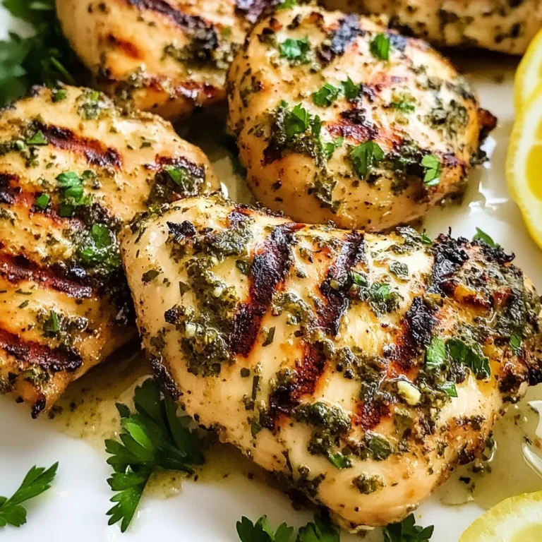 Mediterranean Herb Crusted Grilled Chicken