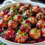 Quick Cranberry Meatballs (Christmas Recipe)