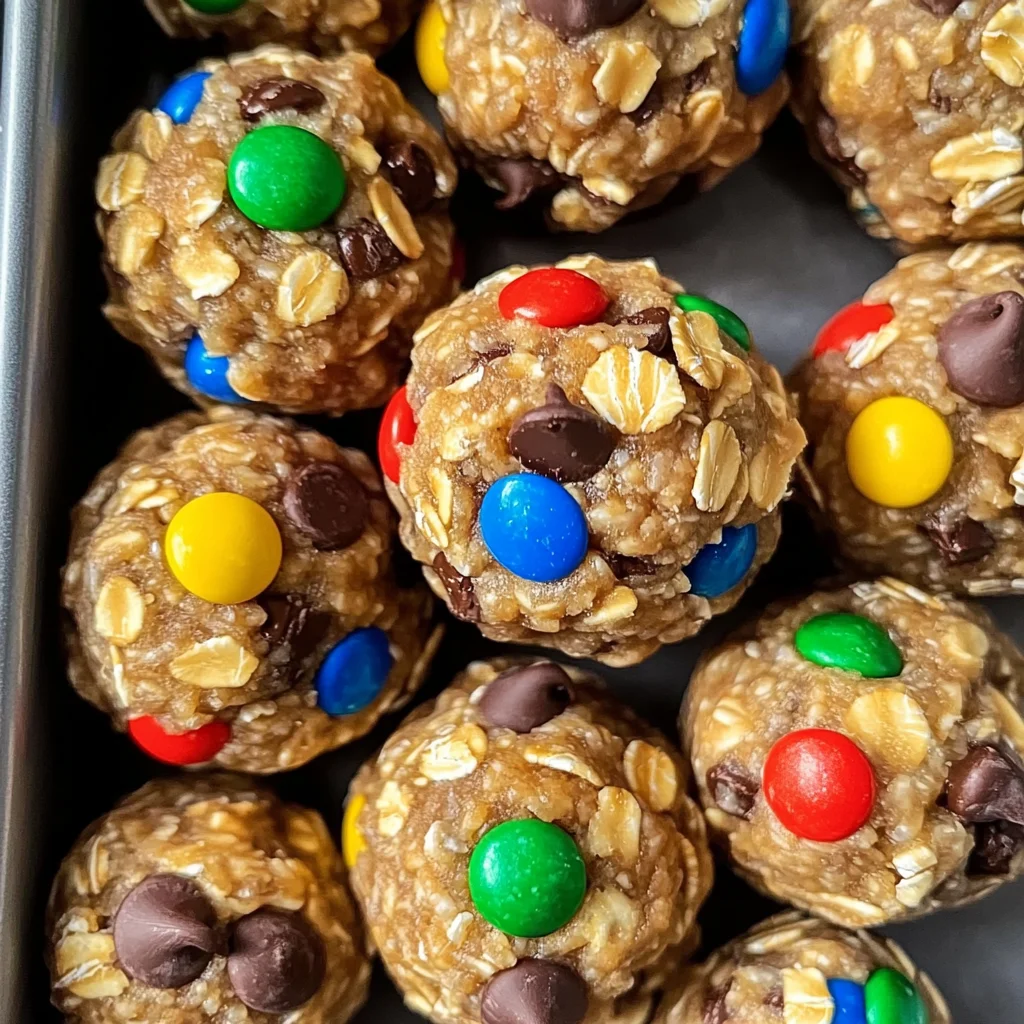 Quick Monster Cookie Protein Balls