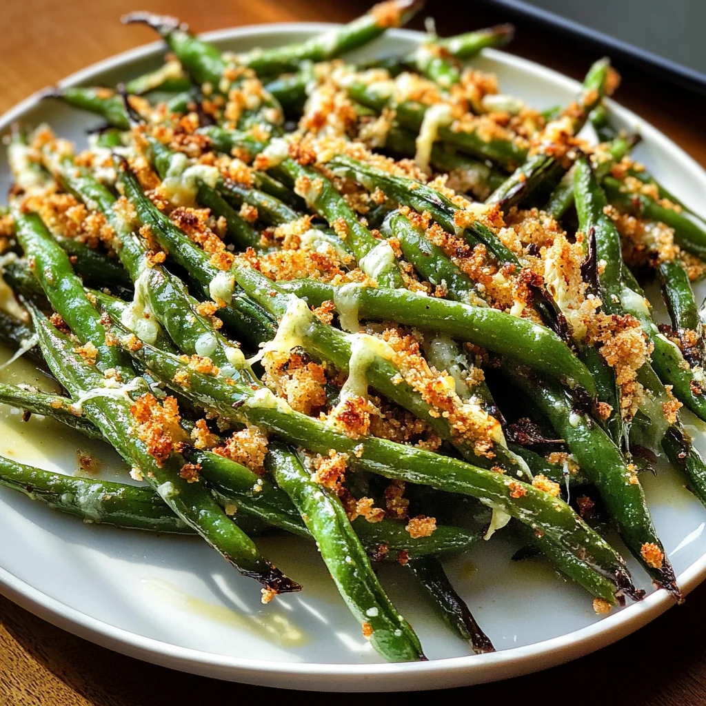 Roasted Parmesan Green Beans