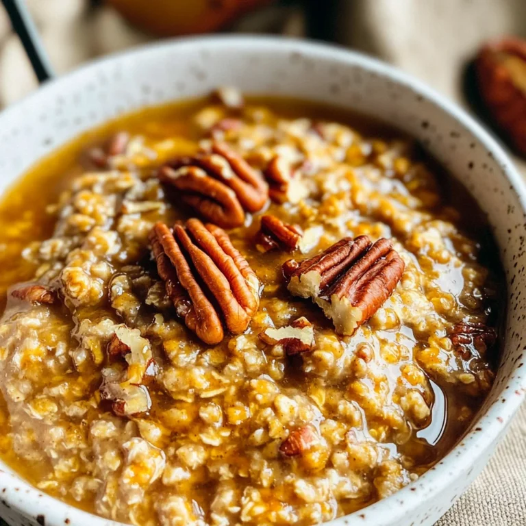 Slow Cooker Pumpkin Pie Oatmeal