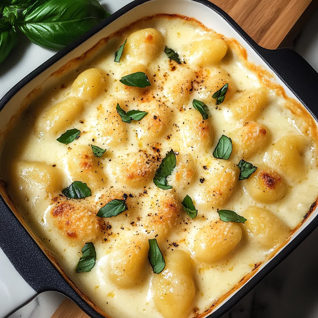 Tasty Baked Gnocchi Mac and Cheese