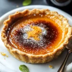 Tasty Pumpkin Pie Brulee with Bourbon Vanilla