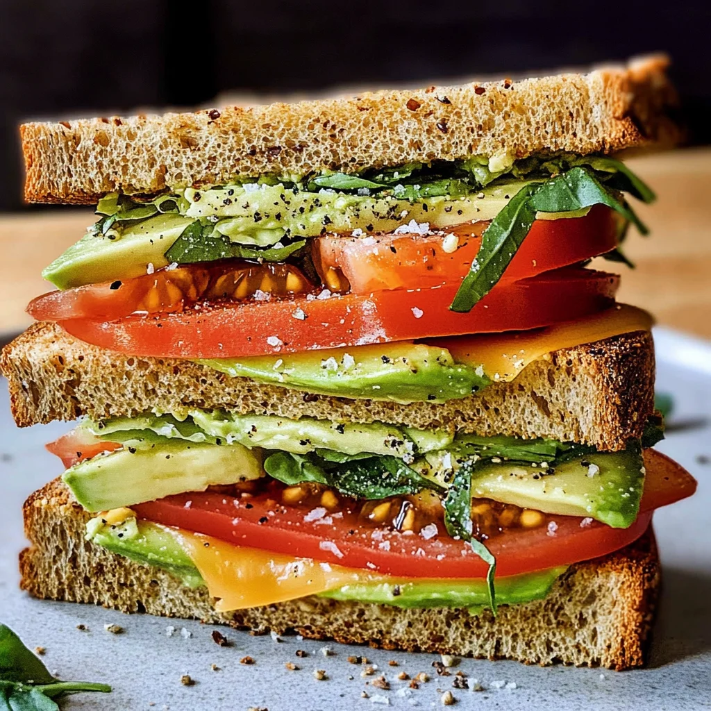Tomato Avocado Sandwich