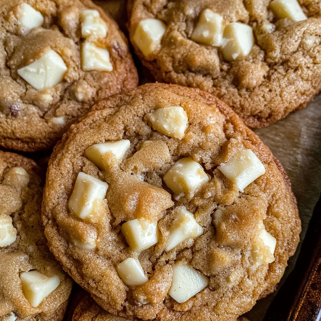 White Chocolate Coffee Cookies
