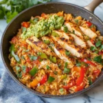 Chicken and Rice Taco Skillet