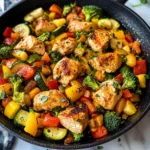 Healthy Chicken and Vegetables Skillet
