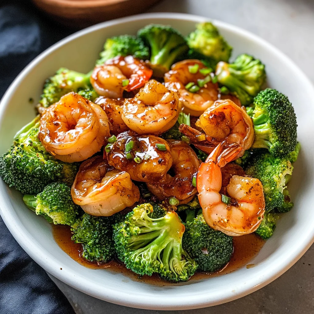 Honey Garlic Shrimp and Broccoli
