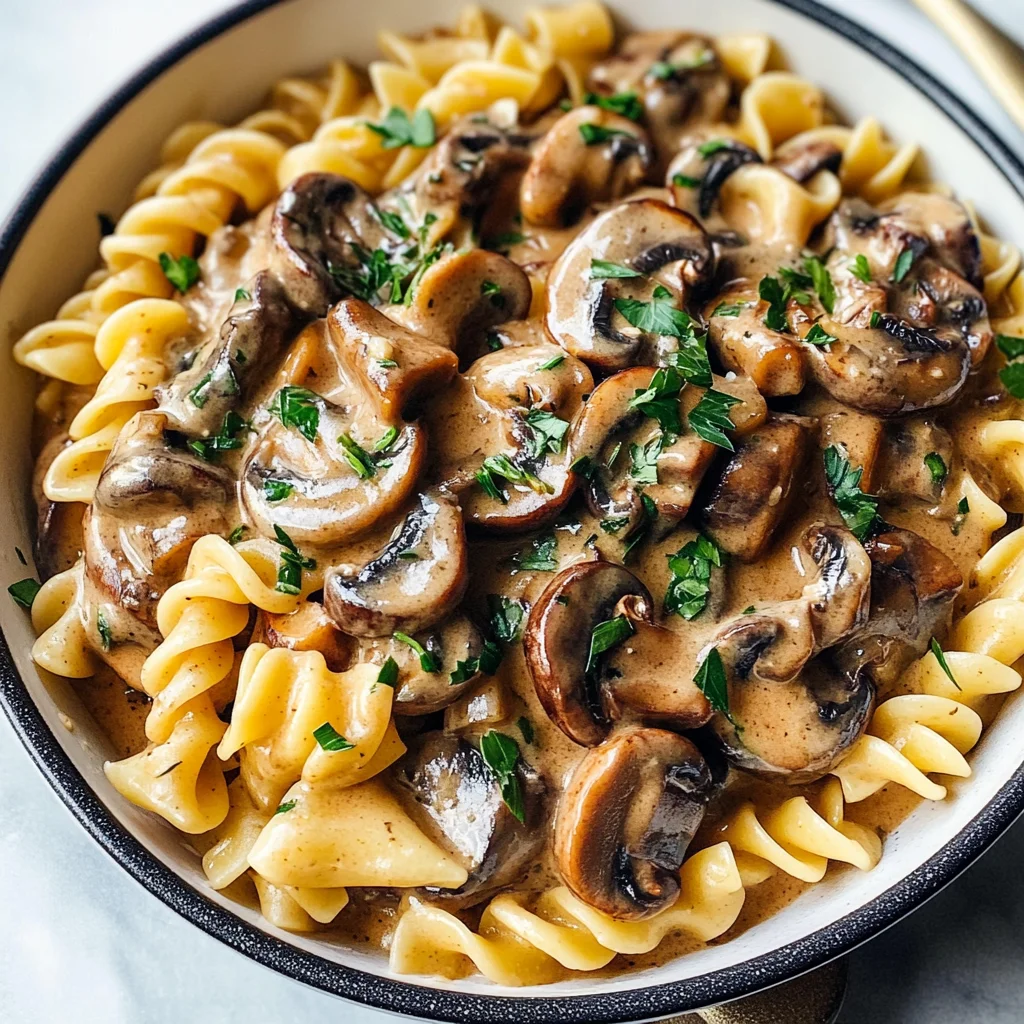 Mushroom Stroganoff