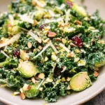 Simple Kale and Brussels Sprout Salad