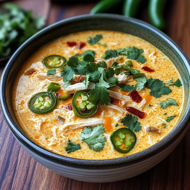 Spicy Jalapeño Popper Chicken Soup