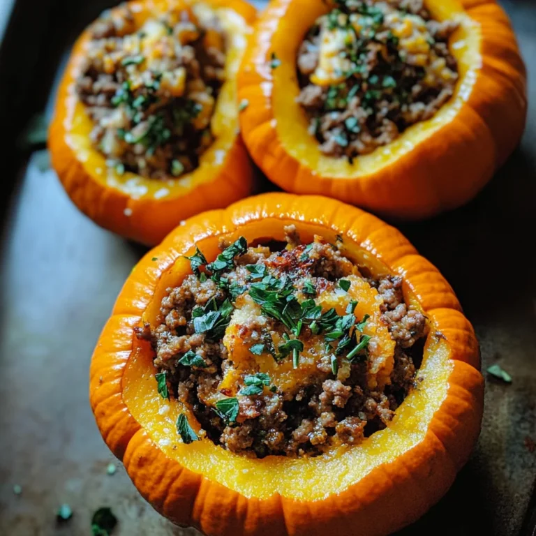 Stuffed Mini Pumpkins Recipe