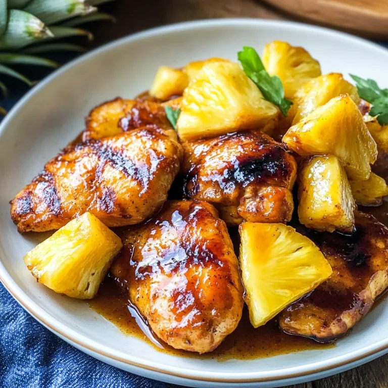 brown sugar pineapple chicken