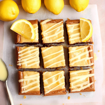 Easy Lemon Brownies Recipe